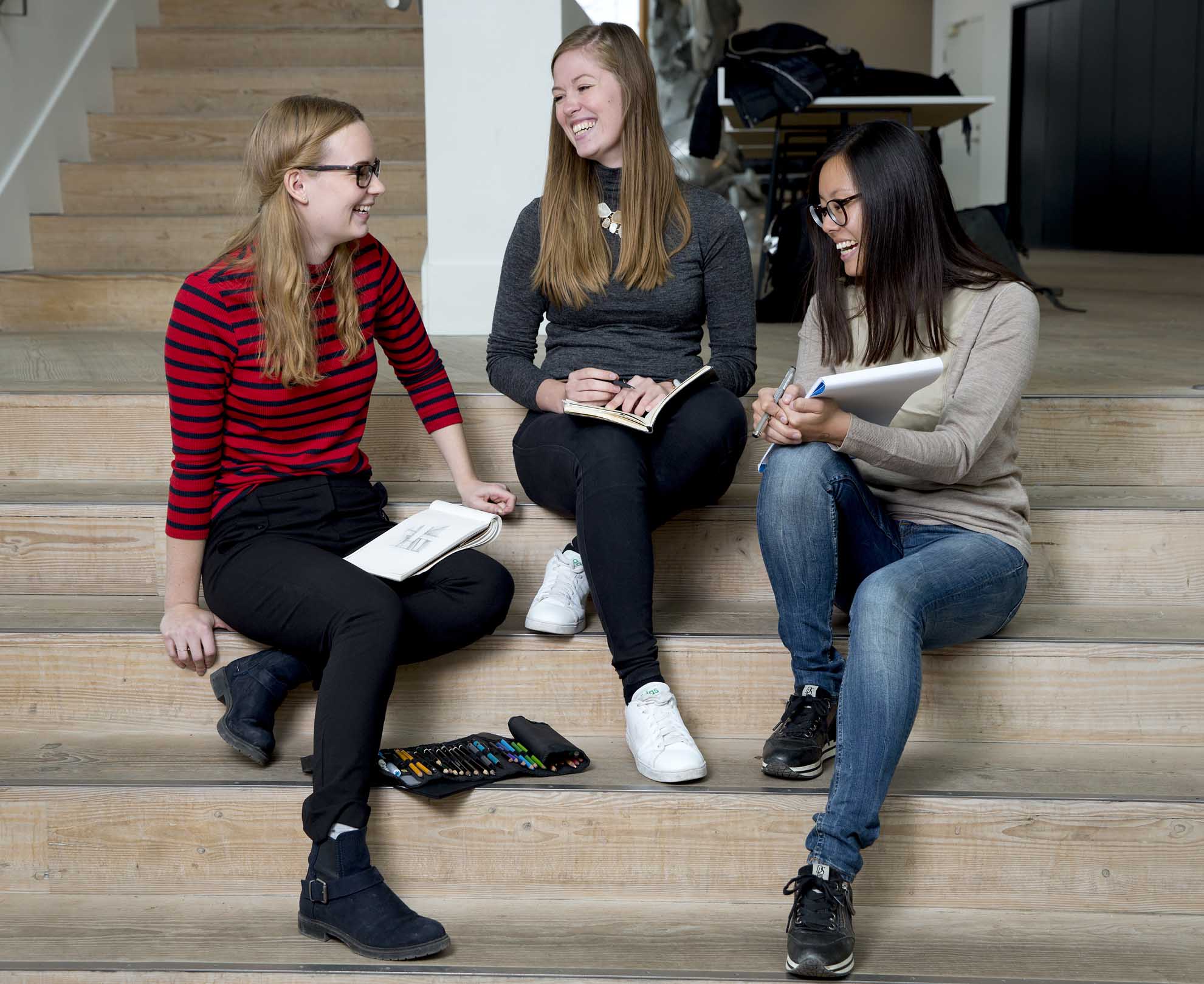Fra venstre: Nanna Solborg Bonde, Tanja Tofte Thomsen og Amalie Jungersen