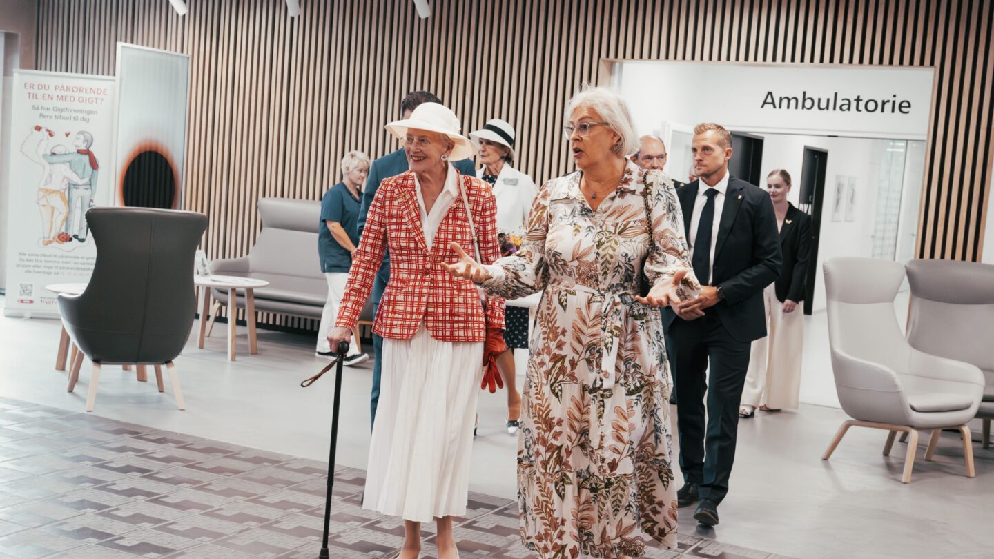 H.M. Dronning Margrethe på Gigthospitalet i Sønderborg